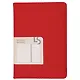 Записная книжка А6+ 136л кл. "Maple. Red" иск.кожа с поролоном, ляссе, скругл.углы, инд.уп. - фото 3