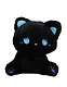 Мягкая игрушка Котик сидит (черный) (20см) (12-0960-202507-T3) - фото 1