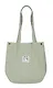 Сумка-шоппер с кнопкой мятная (вельвет) (33х31) - фото 1