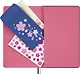 Книга для записей А5, 88 листов в линейку "Le Sakura Large", синяя, обложка текстиль, Moleskine - фото 7