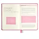 Ежедневник недат. А5 160л "5 шагов к счастью" Мотивационный, розовый, иск.кожа "джинс", тв.переплет, тисн.фольгой, офсет, ляссе - фото 14