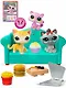 Игровой набор Littlest Pet Shop, "Обед с друзьями", 3 фигурки мини-животных с аксессуарами, подарочная упаковка, 4+ - фото 3