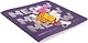 Записная книжка 170*170мм 40л "Meow", soft-touch ламинация, тиснение фольгой, скоба - фото 3