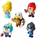 Коллекционная фигурка Brawl Stars, Пайпер, Мистер Пи, Кольт, Бо и Кроу, (5см), (BRW2040B) - фото 2