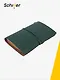 Записная книжка-органайзер А6+ лин/крафт, зеленая, кожзам, на резинке, Schiller - фото 3
