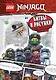 Книга-раскраска с игрушкой LEGO Ninjago "Битвы и рисунки" (+элементы конструктора LEGO) - фото 1