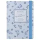 Записная книжка А6 96л кл. "CREATOR. Forget-me-nots" 7БЦ, лам.soft touch, резинка, офсет - фото 1