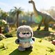 Коллекционный брелок с подвесом Парк динозавров MR.PA Dinosaur Paradise, 16см, 12-Toycity-20271, Blind Box, ToyCity 15+ - фото 10