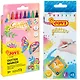 Фломастеры «Glitter» Carioca, 8 цветов, с блестками, смываемые - фото 9