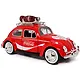Машинка литая коллекционная Motor City Classics - Die-сast модель по лицензии Coca-Cola 1966 Volkswagen Beetle (Top Rack), масштаб 1:24 - фото 4