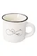 Кружка маленькая белая Бесконечность (фарфор) (75мл) (Сочи) (065-9-M-135-D3-W) - фото 1
