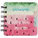 Записная книжка 90*90 55л лин. "Colour book" карт.обл., вырубка, спираль, инд.уп., ассорти - фото 3