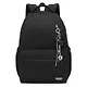 Рюкзак черный "Sun Eight" 47*32*14см, 2 отделение, 5 карманов, с брелоком - фото 1