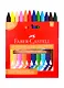 Мелки пластиковые 12цв "Grip Jumbo" трехгранные, утолщ., к/к, Faber-Castell - фото 2