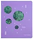 Тетрадь 48л кл. "TOTAL LILAC. Natural mix" цв.тон.картон, тиснение серебр.фольгой, вырубка, ассорти - фото 8