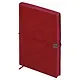 Ежедневник дат. 2026г. А5 176л "Тиволи глосс" красный, кожзам, мягк. переплет, застёжка-резинка, блинт.тиснение, офсет, справ.мат-лы, ляссе, инд.уп - фото 3