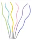 Набор свечей для торта Mix Wave (волны разноцветные) (6шт) (17см) (12-7color-candle_20) - фото 2