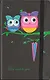Записная книжка А6 96л "Совы. Owls" на резинке, ассорти - фото 1