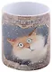 Кружка СПб Кот Арсений двор-колодец (зима) (керамика) (330мл) (коробка) - фото 1