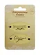 Набор декор. плашек на брадсах Путешествия/Солнечный день (1231132) (2шт.) (металл) (Арт Узор) (3+) (упаковка) - фото 1