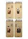 Блокнот А6- 116л 75*150 "Gentleman`s book" карт.обл., гребень, ассорти, Lenwa - фото 1