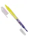 Текстовыделитель Crown, Multi Hi-Lighter Twin, двухсторонний жёлтый, фиолетовый 3/2 мм - фото 1