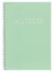 Тетрадь А4 80л кл. "New day. Салатовый" евроспираль, мелов.картон, пантонн.печать, твин.лак - фото 1