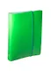 Тетрадь на кольцах в клетку Hatber, Diamond Neon, 120 листов, зеленая - фото 1