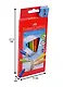 Карандаши цветные Faber-Castell, Jumbo, 10 цветов с точилкой - фото 2