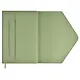 Ежедневник недат. А5 160л "Наппа экстра" оливковый, иск.кожа, тв.переплет, блинт.тиснение, офсет, ляссе - фото 3