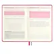 Ежедневник недат. А5 160л "5 шагов к счастью" Мотивационный, розовый, иск.кожа "джинс", тв.переплет, тисн.фольгой, офсет, ляссе - фото 8