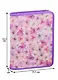 Папка для тетрадей А5 "Phloxes" молния с трех сторон, пластик, Erich Krause - фото 2
