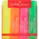 Текстовыделители «46 Superfluorescent» 4 цвета, Faber-Castell - фото 1