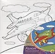 Набор для творчества Рыжий кот Холст с красками 15*15см Самолетик Х-9823 - фото 1