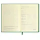 Ежедневник недат. А5 160л "Шеврет экстра" зеленый, иск.кожа, мягкий переплет, блинт.тиснение, офсет, ляссе - фото 5