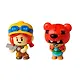 Коллекционные фигурки Brawl Stars, Нита и Джесси, (5см), (BRW2015C) - фото 2