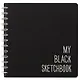 Скетчбук «My black sketchbook», 17.3 х 17.3 см, 100 листов - фото 1