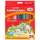 Карандаши цветные Гамма, "Мультики", 24 цвета - фото 1
