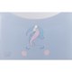 Папка -конверт «Pastel Unicorn» А4 на кнопке, 2 отделения, в ассортименте - фото 4