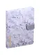 Блокнот с магнитной застежкой Hello marble (мрамор серый) (золотое тиснение) (256стр) (13x19) - фото 1