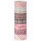 Клейкие WASHI-ленты д/декора Оттенки розового, 15мм*3м, 7цв, рисовая бумага, ОСТРОВ СОКРОВИЩ, 661704 - фото 1