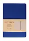 Ежедневник недатированный «Soft Touch» А6+, синяя бездна, 136 листов, экокожа, Listoff - фото 1