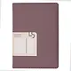 Записная книжка А6+ 136л кл. "Maple. Grayish purple" иск.кожа с поролоном, ляссе, скругл.углы, инд.уп. - фото 3