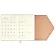 Ежедневник недат. А5 160л "Наппа экстра" бежевый,  иск.кожа, тв.переплет, блинт.тиснение, офсет, ляссе - фото 7