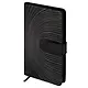 Ежедневник недат. А6+ 120л 110x190 "Тиволи" черный, кожзам, тв.переплет, тисн.фольгой, магнит.клапан, офсет, загругл.углы, справ.мат-лшы, ляссе, инд.уп - фото 5