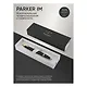 Ручка подарочная шариковая синяя, IM Black CT, Parker - фото 3