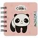 Записная книжка 95*120 57л лин. "Panda bear" карт.обл., вырубка, спираль, инд.уп., ассорти - фото 3