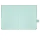 Ежедневник недат. А6+ 120л 126х174 "Гоутскин" мятный, иск.кожа, тв.переплёт, блинт.тиснение, магнит.клапан офсет, ляссе - фото 3