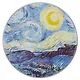 Шкатулка круглая Ван Гог Звездная ночь (металл) (7,5см) - фото 3