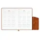 Ежедневник дат. 2026г. А5 176л "Тиволи глосс" коричневый, кожзам, тв.переплет, блинт.тиснение, офсет, справ.мат-лы, закругл.углы, 2 ляссе, инд.уп - фото 8